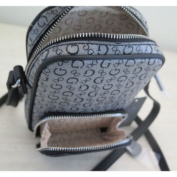 Guess SV819514 Women's Black El Dorado Camera Crossbody Satchel Bag - Picture 11 of 13